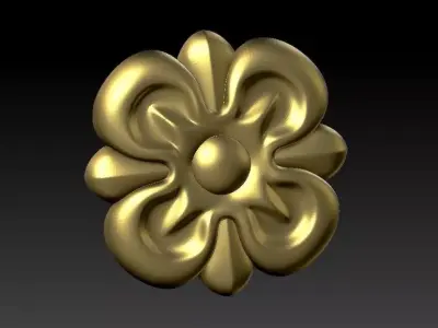  Decorative patterns 3D CNC machine output 3D model