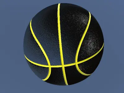 BasketBall Asset FBX Low-poly 3D model