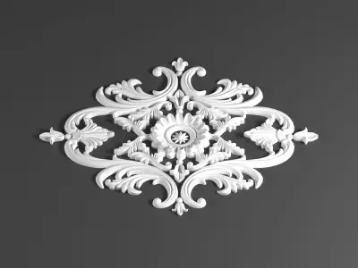 6  ornamental classic decoration 3d model kitbash vol 34 3D model