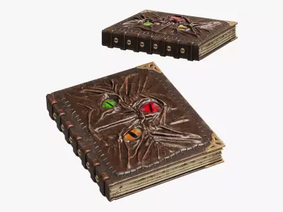 Scary book 3D model