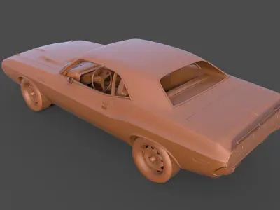 Dodge Challenger 3D print model