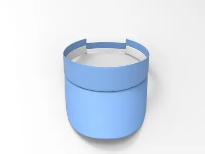 Tennis Hat Low-poly 3D model