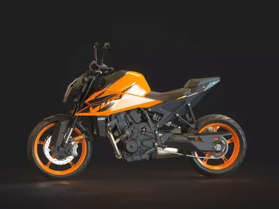 Base model KTM 990 Duke 2024 3D model