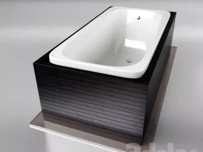 bathroom 3dmax modeling Low-poly 3D model