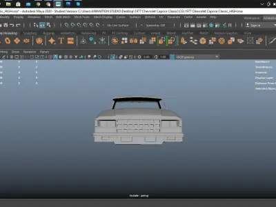 Chevrolet Caprice Classic 1977 Body for 3D Print Model 3D print model