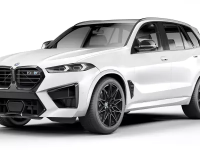SUV X5M Competition 2024 3D model