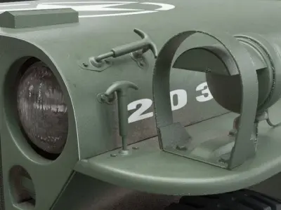 Jeep Wrangler Willy 1942 3D model