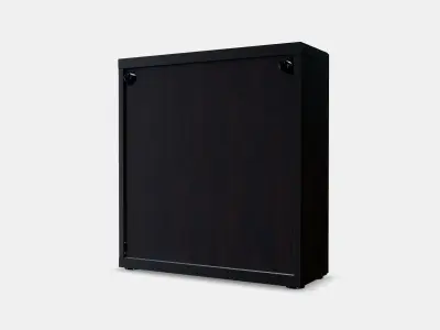 BESTA Shelf unit with glass door 22 Low-poly 3D model