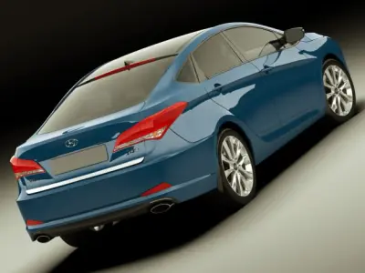 Hyundai i40 Sedan and Wagon 3D model