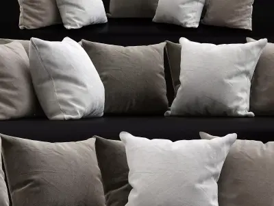 Pillows Collections 3d model Low-poly 3D model