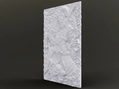 Young Warrior Relief 3D print model