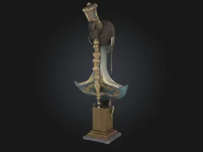 Mystical Fusion Bust  A Sculpture of Arcane Harmony 3D model