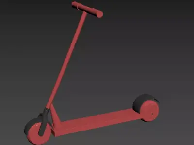 Electric Scooter 3D Model 3D model