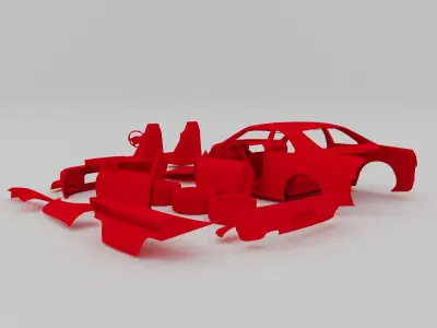 Nissan Skyline R33 3D print 3D print model