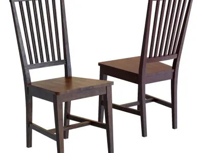 Crate and Barrel Village Dining Chair 3D model