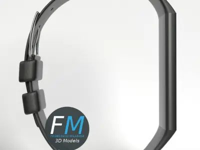 Fitness wristband 3D model