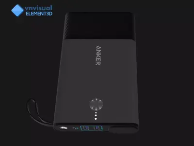 E3D - Anker Powerhouse 100 Portable Battery Pack with AC 3D model
