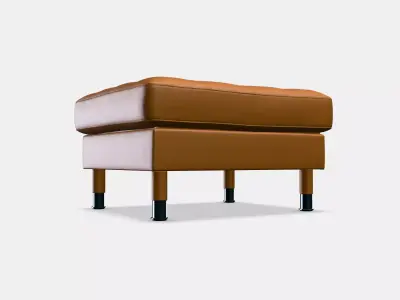LANDSKRONA Footstool 6 Low-poly 3D model