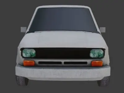 Fiat 147 Low-poly 3D model
