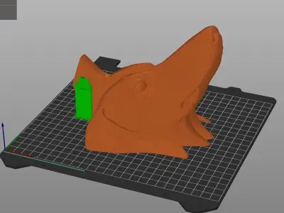 Dog Dachshund-Anubis Bust 3D print model