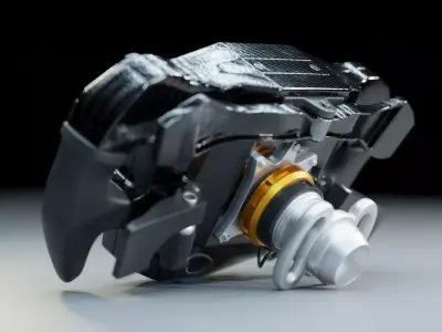 BEGO racing Steering concept 3D model