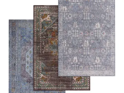 Rug Set 1005 3D model