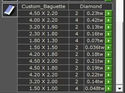 Diamond Leaf Ring 4133 3D print model