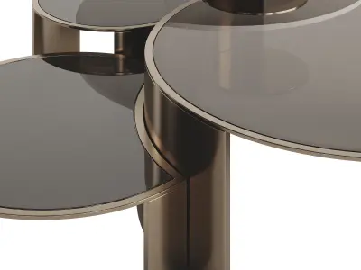 FENDI CONSTELLATION LITE COFFEE TABLE Low-poly 3D model