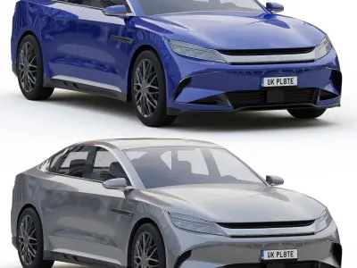 BYD Han EV 2023 3D model