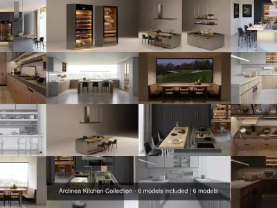 Arclinea Kitchen Collection - 6 models included