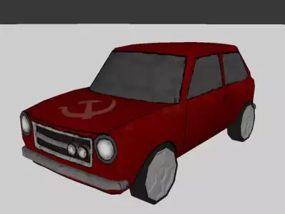 Autobianchi A112 Abarth Low-poly 3D model