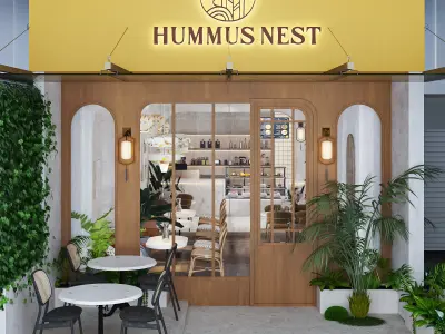 Cafe and  Restaurant   3D model