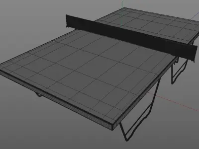 Table Tennis Table 3D model