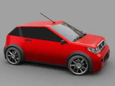 Concept 90s car   3D model