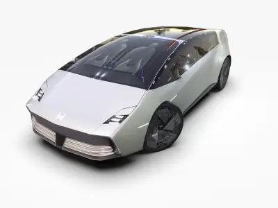 Honda Saloon New Concept Low-poly 3D model