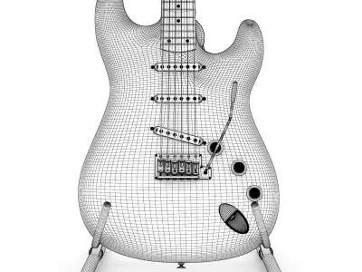 Electric Guitar 3D model