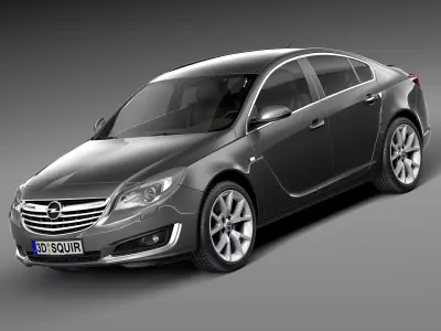 Opel Insignia Sedan 2014 3D model