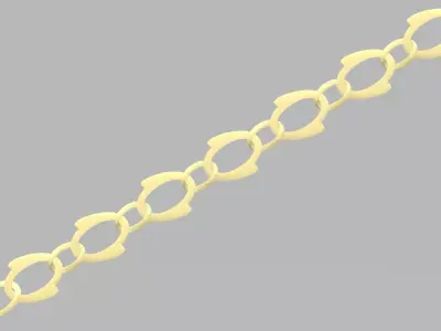 Bracelet - 7 chain 3D print model
