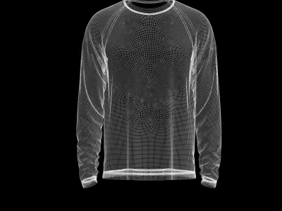 Mens Reglan T-Shirt  3D model