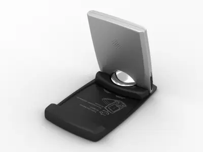 Portable Digital Alarm Clock Radio 3D model