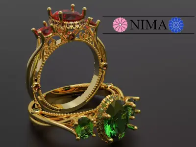 solitare NIMA 3D print model