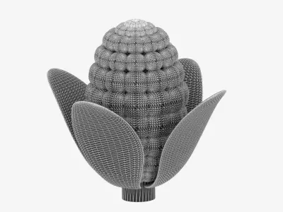 Cartoon Corn 3 3D model