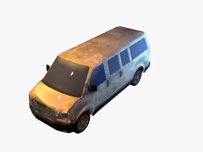 Old Car 2 Low-poly 3D model