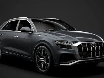 Audi SQ8 TDI 2020 3D model