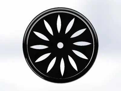 RC Model 3d Rim Printable and use robot rim 3D print model