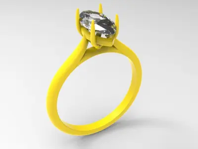 rings 3D print model