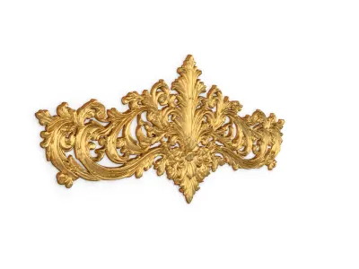 Classic decor ornament carved 48 3D model