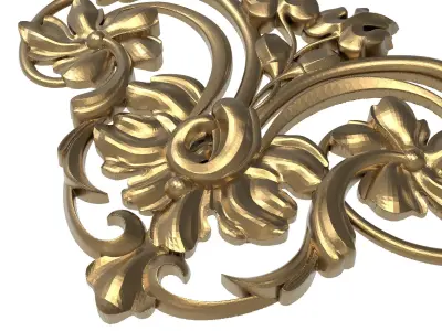  decorative pattern ready for 3D printing 3D print model