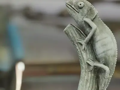 Model Chameleon Ornament 3D model