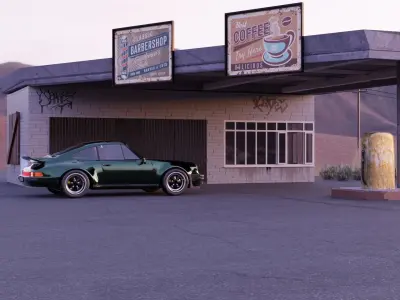 Porsche 911 1984 3D model